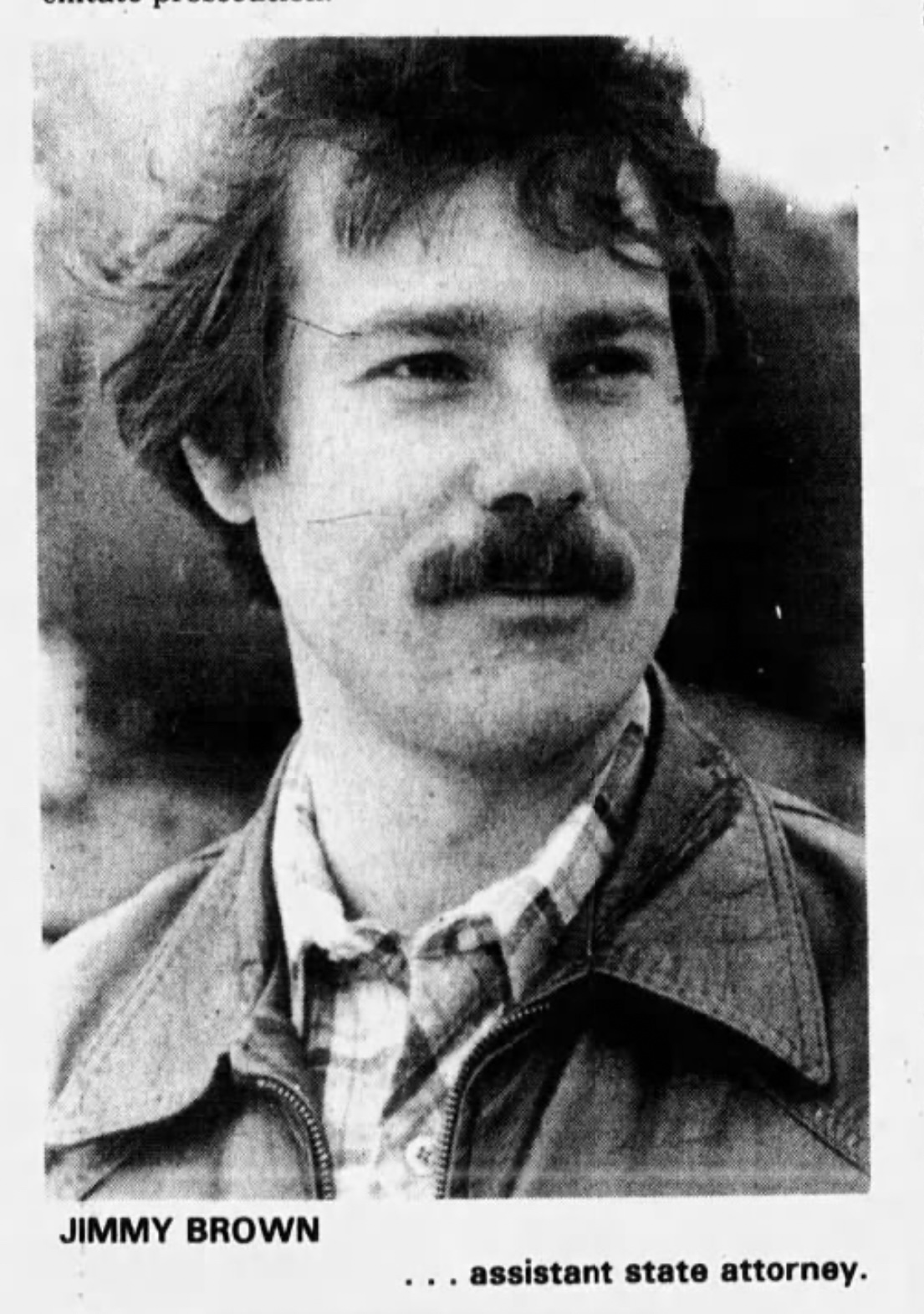  Period photo of Assistant States Attorney Jimmy Brown 